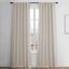 Birch Faux Linen 120-Inch Blackout Curtains