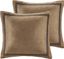 Classic Embroidered Hypoallergenic Euro Sham in Microsuede