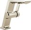 Delta Pivotal Mid-Height Vessel Bathroom Faucet in Lumicoat Polished Nickel