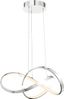 Vornado 20" Chrome LED Pendant Light with Glass Diffuser