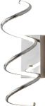 Scribble 20.5" Chrome Modern LED Vanity Wall Sconce