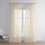 Cotton Seed Sheer Linen Blend Curtain Panel, 50 x 96 Inch