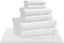 White Cotton 8-Piece Towel Set with Bath Mats