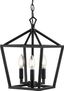 Ojai 10" LED Lantern Pendant in Oil Rubbed Bronze with Adjustable Chain