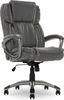 Harvard Gray High Back Leather Executive Swivel Chair