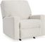 Snow White Polyester Contemporary Recliner Chair