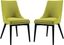 Wheatgrass Upholstered Side Chair with Black Wood Legs