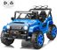 Blue 24V 4WD Kids SUV with Remote Control and Bluetooth