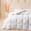 White Cotton Queen Feather Down Comforter