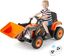 Orange 12V Ride On Excavator with Remote Control