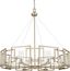 Marco 35.5" Gold and Bronze 8-Light Chandelier