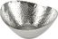 Polished Stainless Steel Hammered Metal Decorative Bowl, 7.5 inch