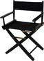 Black Oak Wood Classic Director's Chair 37.75" Height