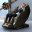 Brown Full Body Air Massage Chair with AI Health Detection