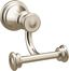 Polished Nickel Double Robe Hook with Classic Design