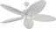 Cruise Tropical Palm 52" White Outdoor Ceiling Fan with Grain Blades