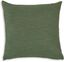 Green Woven Cotton Linen Square Throw Pillow