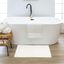 Sanctuary White Plush Cotton Bath Mat 2' x 3' 4"