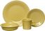 Sunflower Yellow Ceramic 4-Piece Dinnerware Set