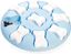 Blue and White Interactive Puppy Treat Puzzle Dispenser