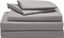 Gull Gray Queen Microfiber Cooling Bed Sheet Set