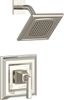 Polished Nickel Wall Mounted Rain Shower Trim Kit