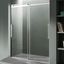 Stellar 76" x 60" Frameless Polished Chrome Sliding Shower Door