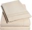 King Ivory Embroidered Deep Pocket Cotton Microfiber Sheet Set