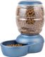 Blue 5 lb Gravity Pet Feeder with Microban