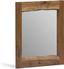 Natural Acacia Wood Square Live Edge Mirror