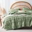 Sage Green Microfiber Queen Bed in a Bag Set