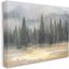 Large Abstract Blurred Pine Tree Forest Canvas Art