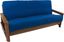 Royal Blue Twill Full Futon Slipcover