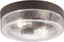 Weldon Bronze 2-Light Clear Seeded Glass Flush Mount