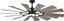 Aged Pewter 62" Prairie Ceiling Fan with Light Grey Weathered Oak Blades