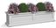 Fairfield White Polyethylene Self-Watering Window Box Planter