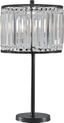 Gracella Chrome Contemporary Crystal Table Lamp