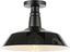 Camila Vintage Industrial Black Metal LED Ceiling Light