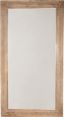 Brown Carved Wood 78" Full Length Floor Mirror