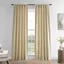 Walnut Beige Linen Room Darkening Curtain Panel 50" x 96"