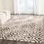 Ivory and Chocolate Hand-Tufted Wool 9' x 12' Area Rug