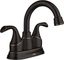 Mediterranean Bronze Two-Handle Centerset Bathroom Faucet