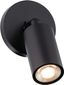 Black Adjustable Cylinder LED Wall Sconce