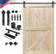 52" x 84" Unfinished Spruce Barn Door with Hardware Kit