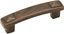 Rustic Bronze 3-Inch Center to Center Cabinet Pull