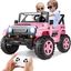 Pink 24V 2-Seater Electric SUV with Remote Control