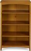 Cherry 48" Adjustable Solid Wood Shaker Bookcase