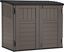 Suncast Gray Resin Horizontal Storage Shed with Floor Kit