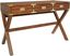 Wellington Toasted Wheat Wood Writing Desk with USB Port and Storage Drawers