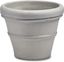 Weathered Stone Resin Rolled-Rim Planter, 11.42"x9.21"